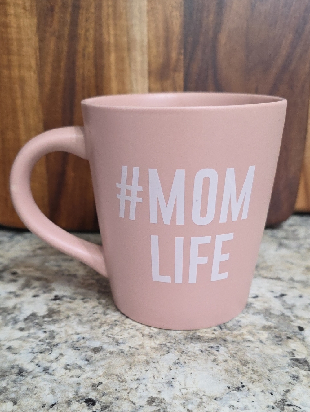 INDIGO - #MOMLIFE  - Pink Ceramic Coffee Mug